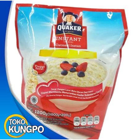 

Quaker | Instant Oatmeal | Oatmeal Instan | 1200 gram