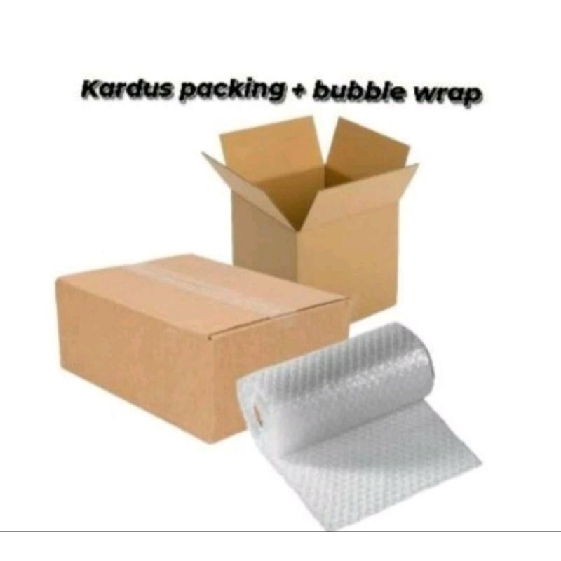 

TAMBAHAN DUS + BUBBLE WRAP