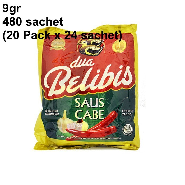 

SAUS BELIBIS CABE SACHET 9GR/1 DUS/480 PCS