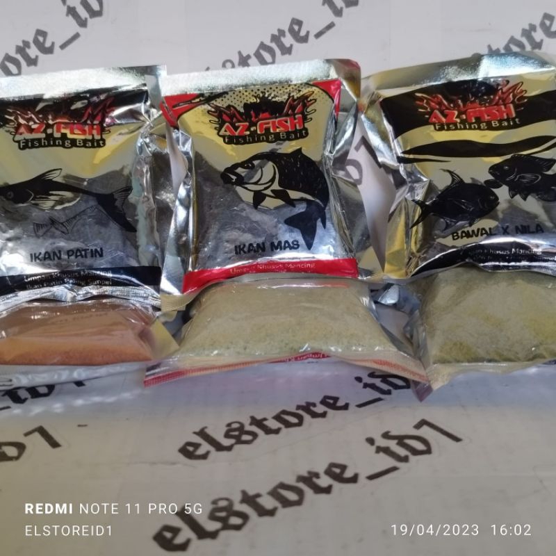 AZFish Umpan pancing spesial Galatama ikan mas tombro patin bawal dan nila 70 gram