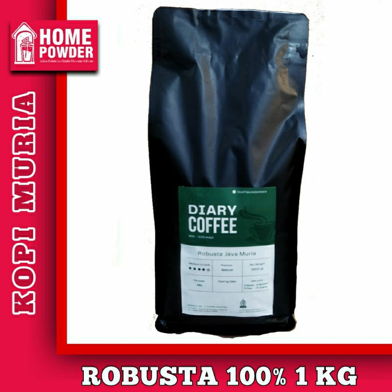 

Promo Kopi Robusta 100% Robusta Java Muria 1Kg Premium dari Pegunungan Muria