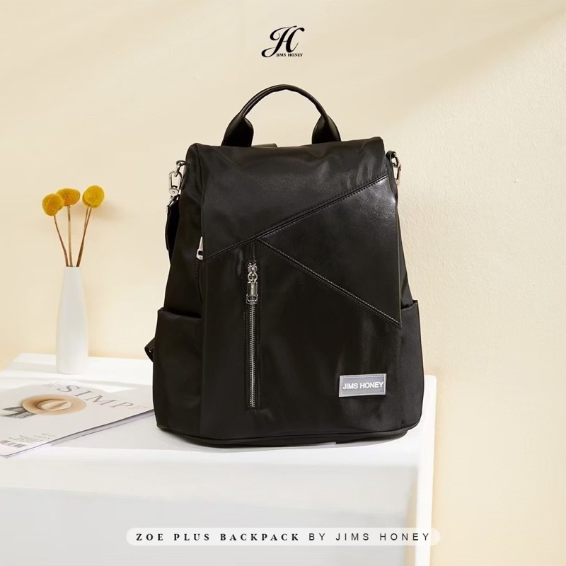 JIMS HONEY ZOE PLUS BACKPACK TAS PUNGGUNG RANSEL WANITA WATERPROOF ANTI AIR ANTI MALING