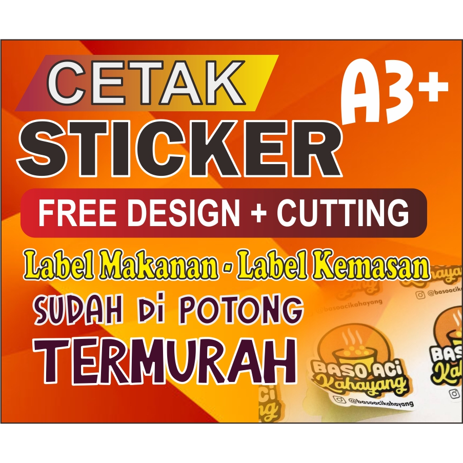 

STIKER / STICKER / STIKER LABEL / STICKER LABEL / LABEL / STIKER CUSTOM / STICKER CUSTOM / STIKER LABEL MAKANAN