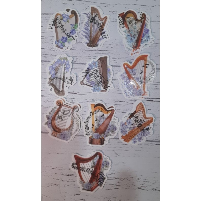 

MURAH! Stiker Aesthetic Vintage Journal Instrument Theme-Sticker Deco Dekoratif Stiker-Per 5 pcs