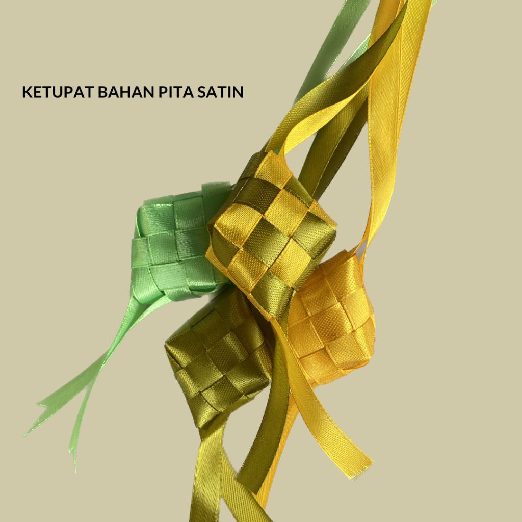 

Ketupat Pita Satin Hiasan Parcel Lebaran Ramadhan Idul Fitri (6 pcs)