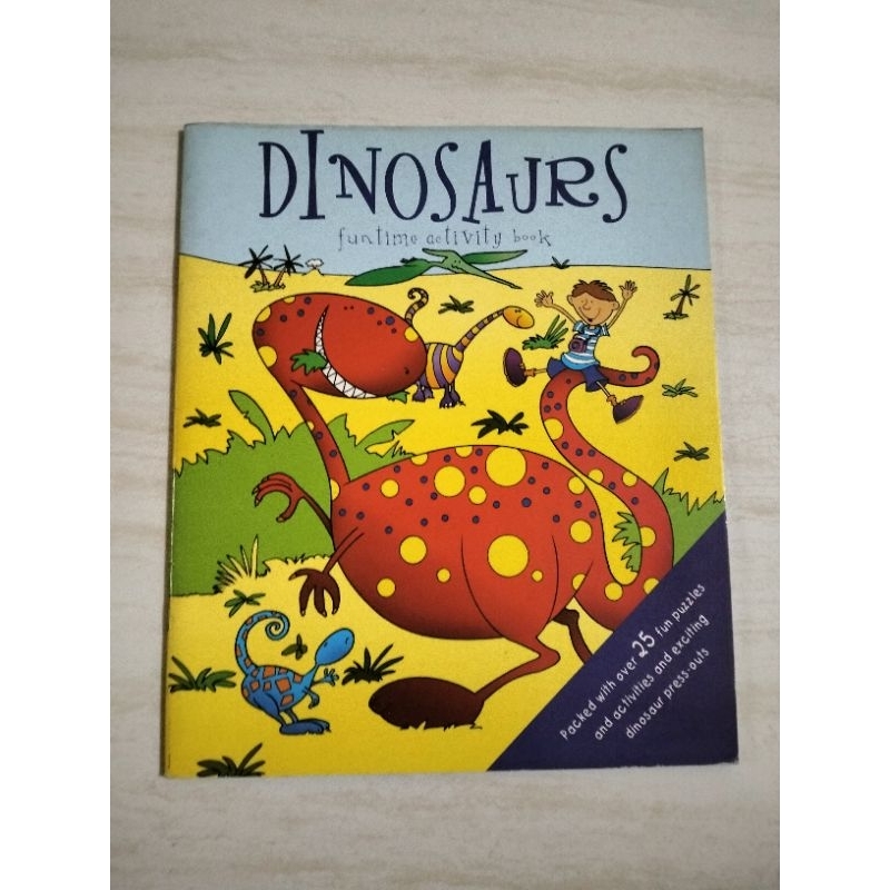 BUKU IMPORT ANAK : DINOSAURS FUN TIME ACTIVITY BOOK