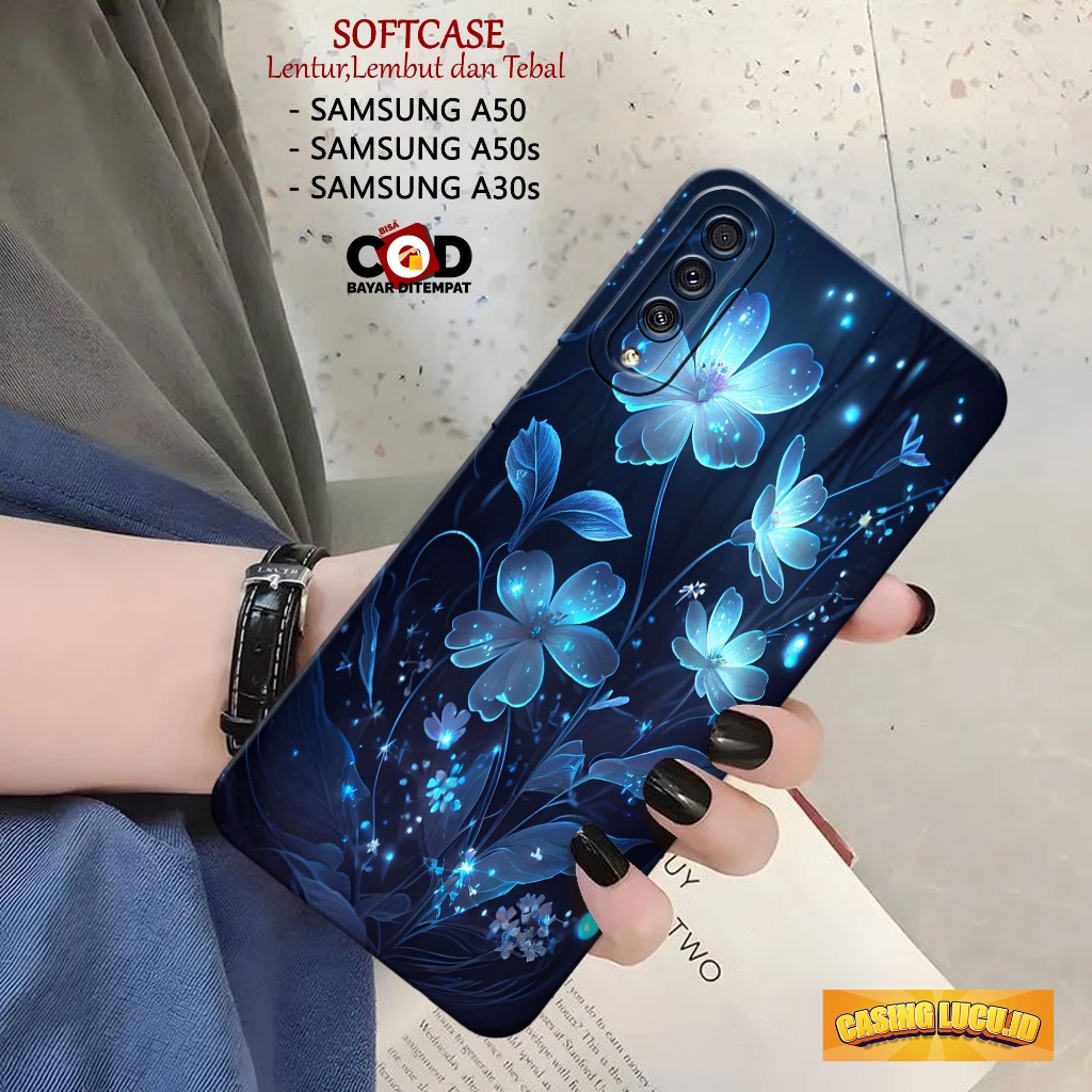 Case Hp Samsung A50 / A50s / A30s Terbaru Fashion Case Bunga Casing Samsung A50 / A50s / A30s Softca