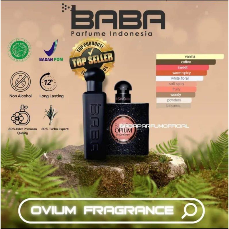 BABA PARFUME AROMA OVIUM FRAGRANCE/BLACK OVIUM AROMA TOP SELLER BABA PARFUME