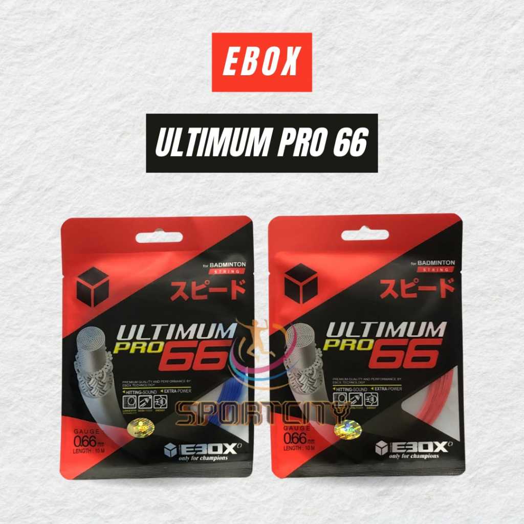 Senar Badminton EBOX ULTIMUM PRO 66 ORIGINAL