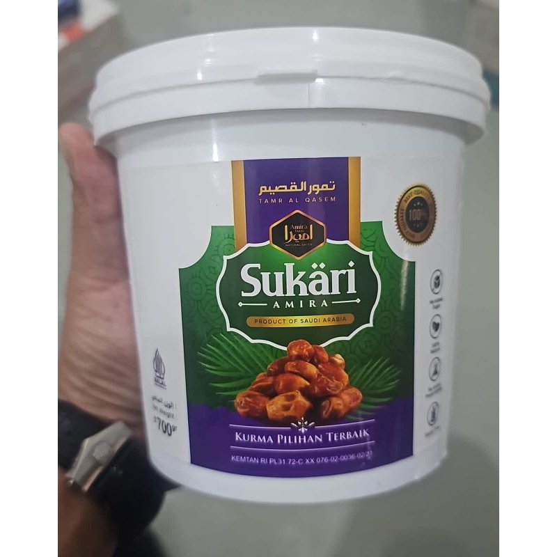 

Kurma Sukari Ember 700gr