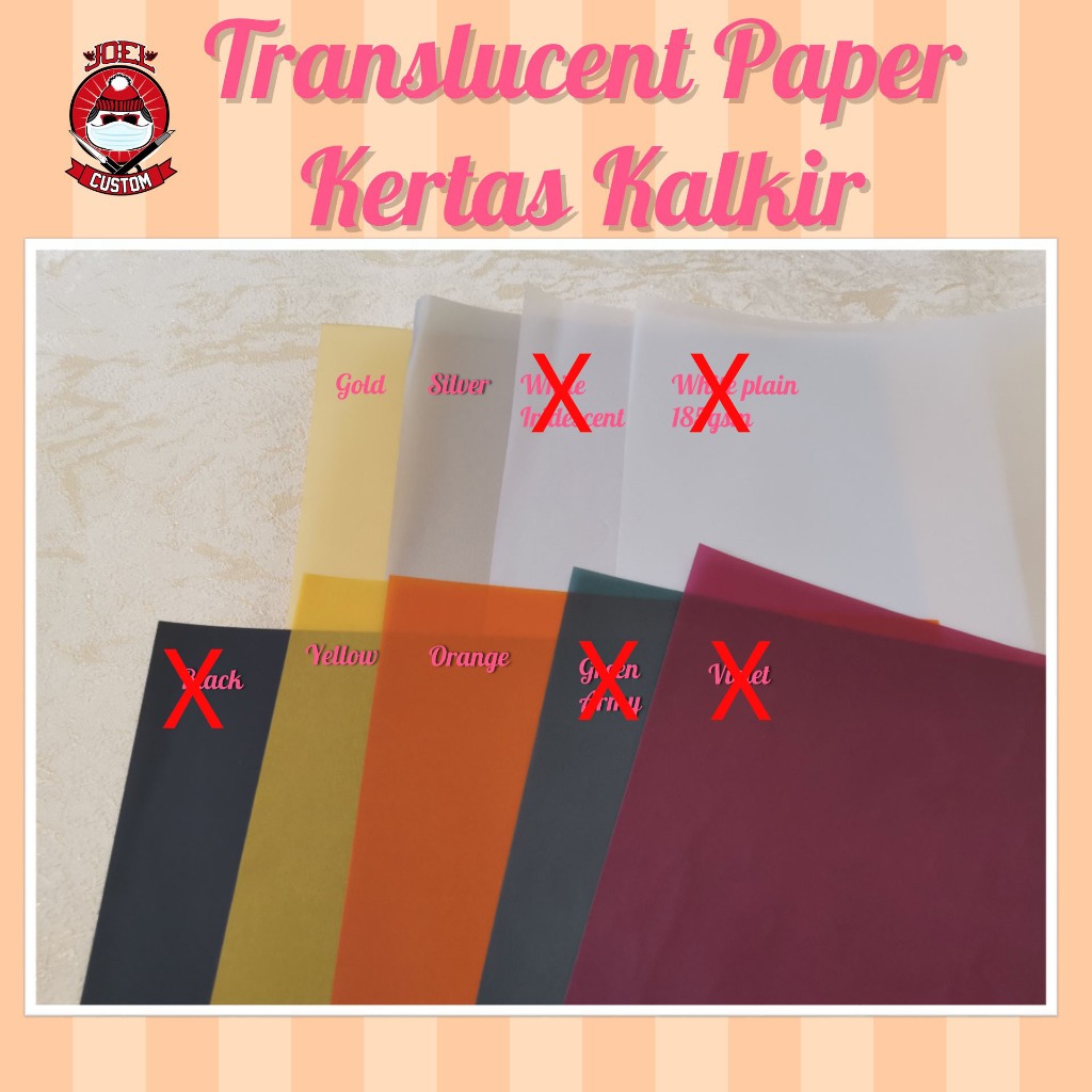 

Kalkir / Tracing Paper / Translucent Vellum Paper