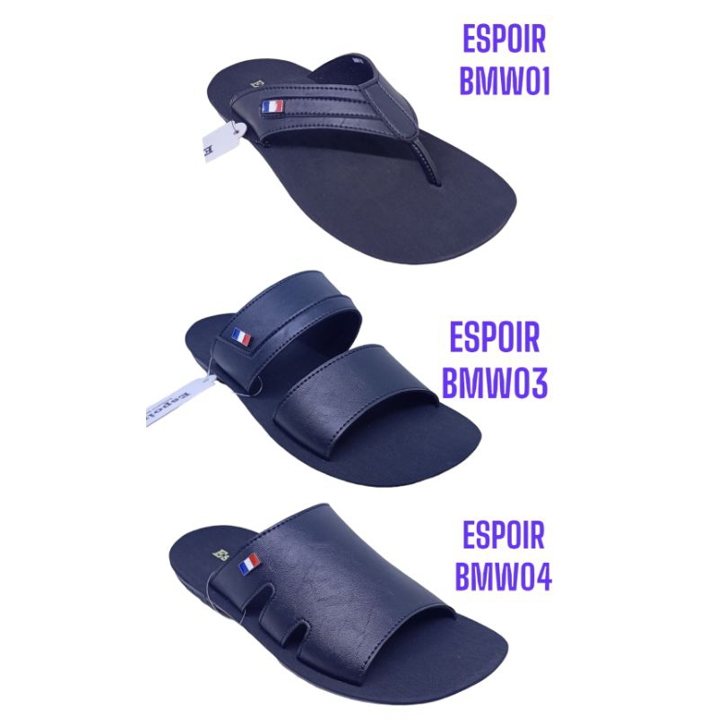 SANDAL KULIT PRIA CASUAL ESPOIR ORIGINAL BRAND MODEL TERBARU ESPOIR