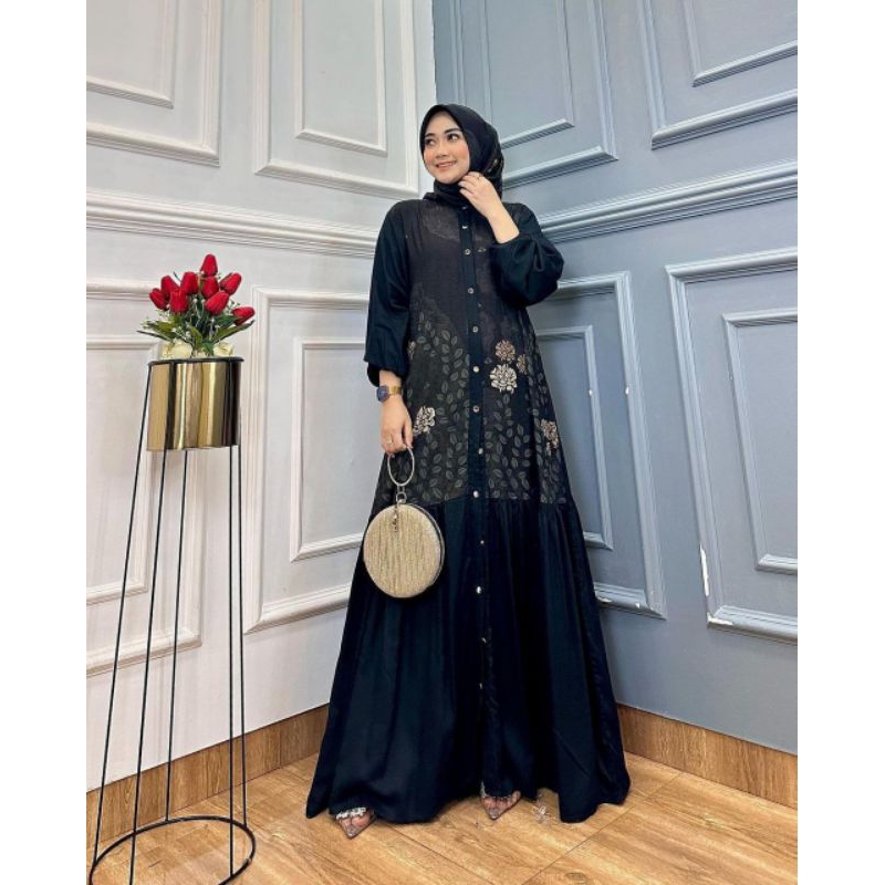 GAMIS LEBARAN MEWAH ELEGANT TERBARU 2024