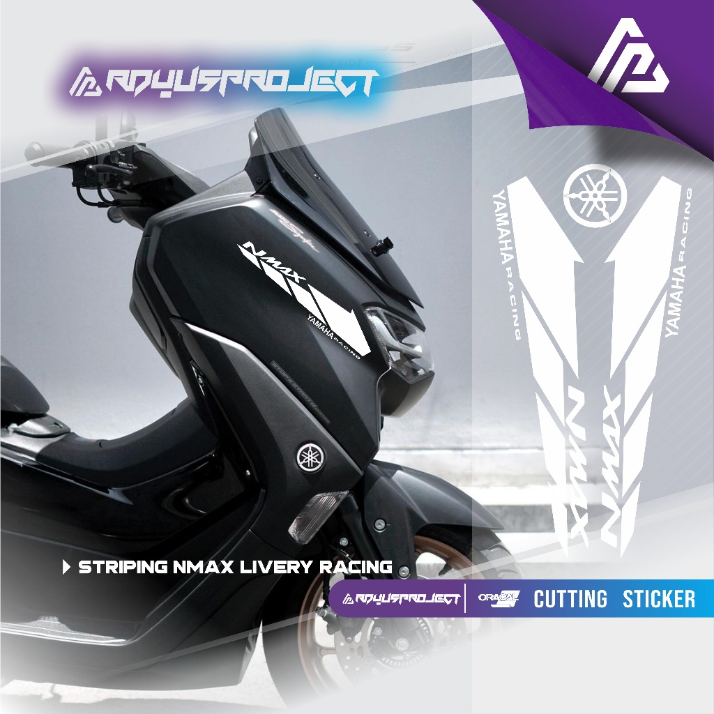 Striping NMAX Livery Racing Cuting Stiker |  Striping NMAX Cutting Stiker | Nmax Aerox