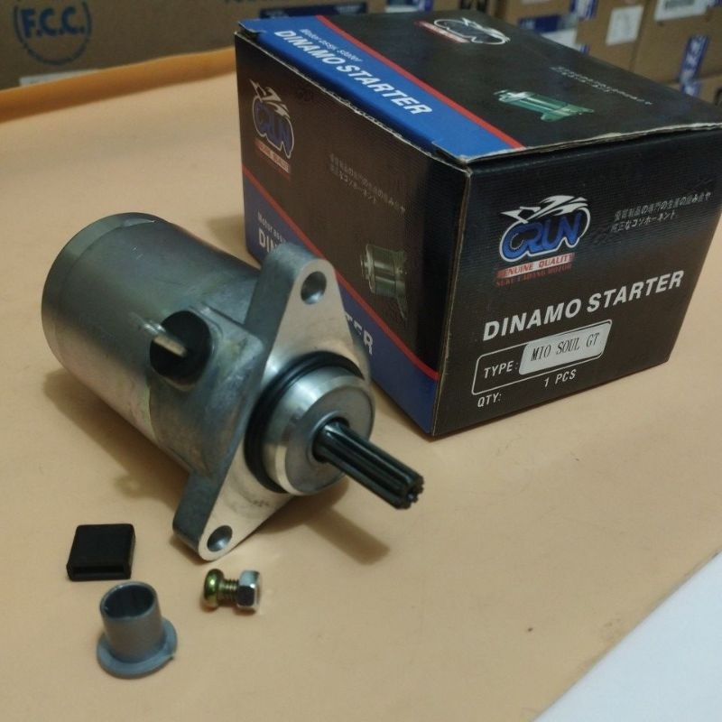 Crun DINAMO STARTER ASSY MIO SOUL GT 115 /MIO GT /XRIDE 115 /FINO FI /DYNAMO STATER ASSY