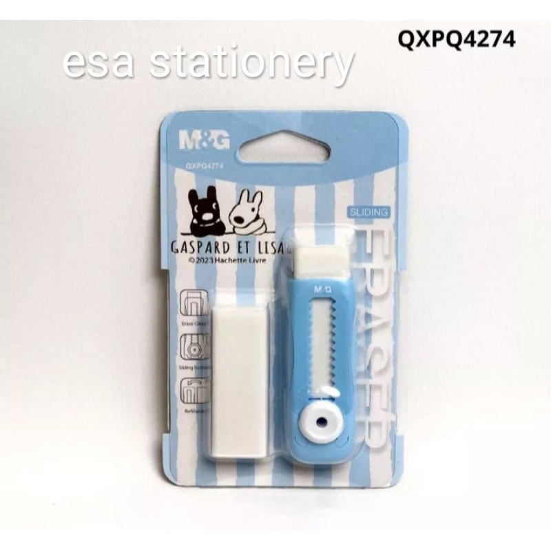 

Push Eraser + Refil M&G Gaspard Et Lisa Penghapus + Refil Penghapus Besar Putih #QXPQ4274 - Satuan