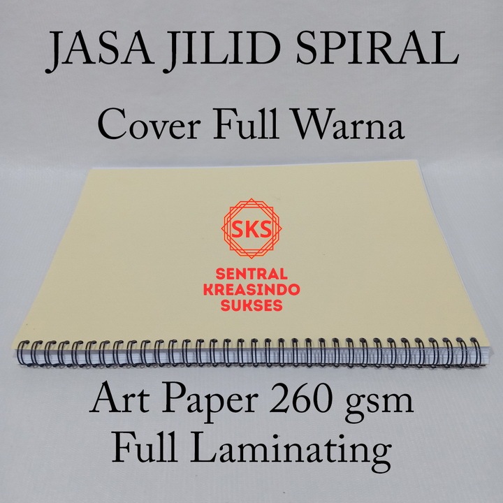 Jasa jilid buku kawat spiral