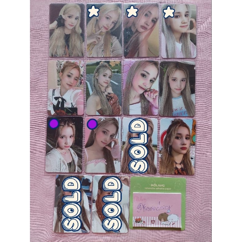 (baca deskripsi) want to sell wts official pc photocard kep1er huening bahiyyih first impact connect