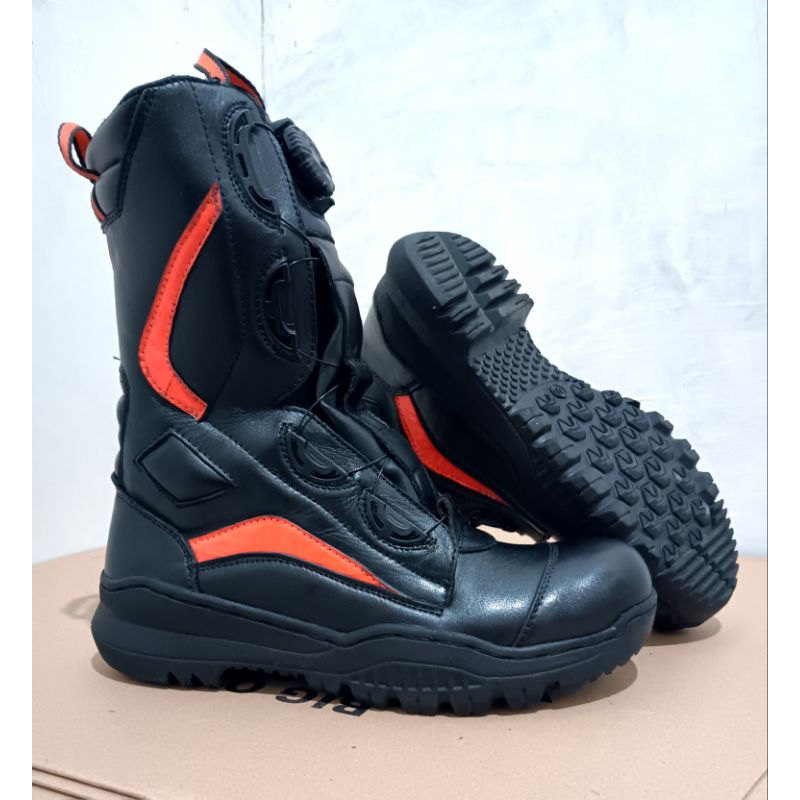 Sepatu Pdl Damkar Tali Putar Terbaru Dinas Damkar list merah