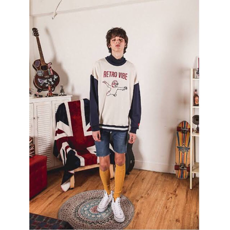 SECOND wv project retro vibes crewneck size m