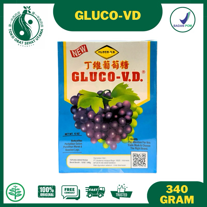 

GLUCO-V.D. TEPUNG DEKSTROSA / bubuk gula pemanis / gluco-vd gluco vd glukosa glucolin gula glucose