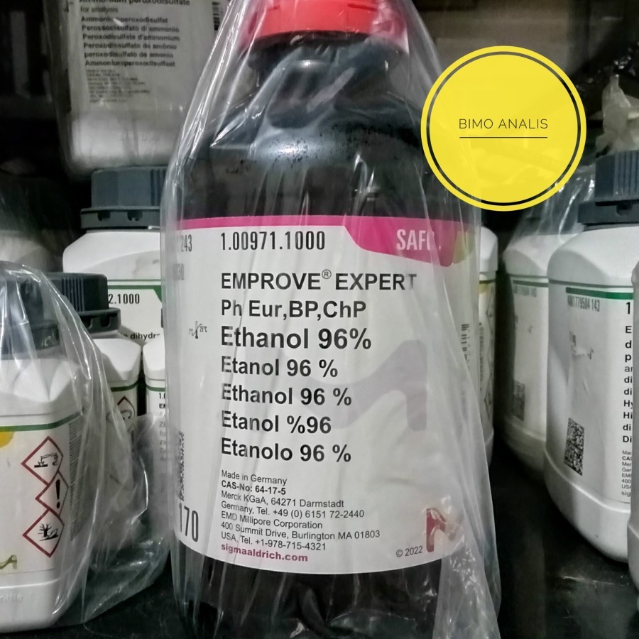 ETHANOL 96% MERCK 100971 EMPROVE® EXPERT Ph Eur,BP,ChP ( Repack )