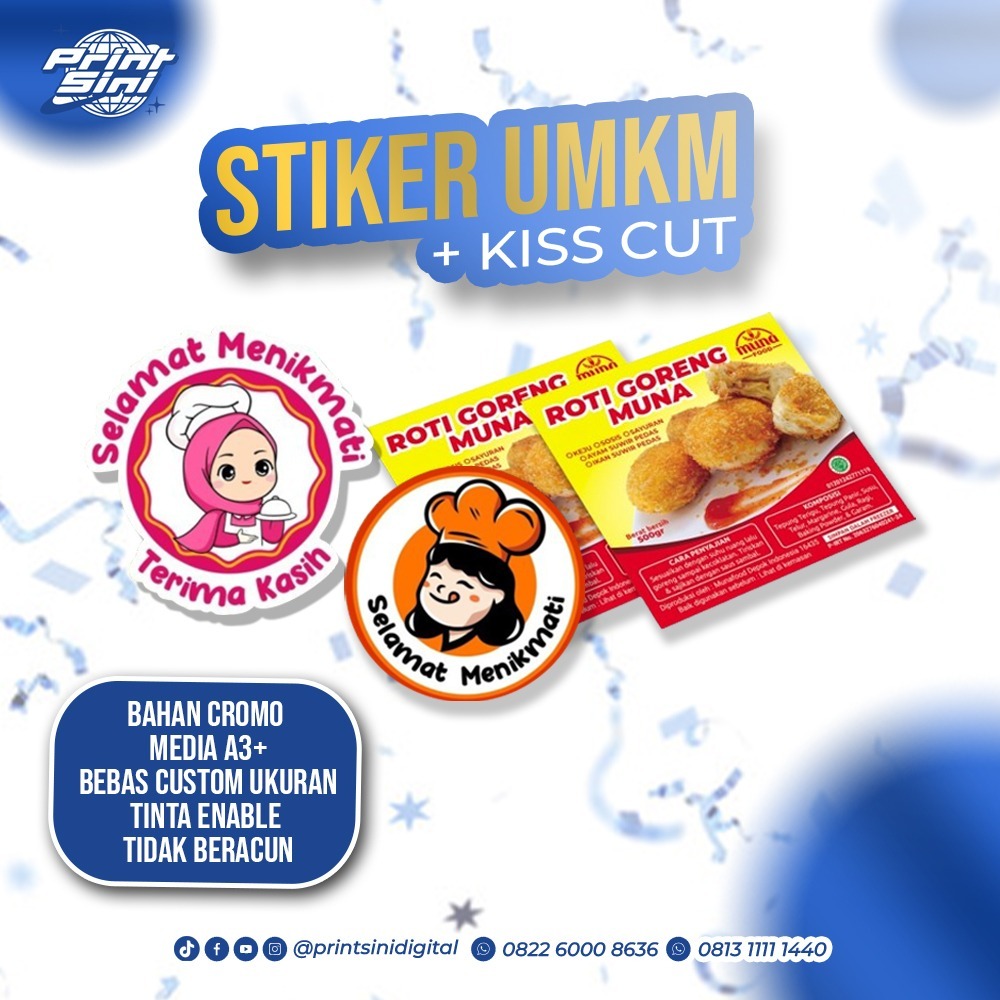 

STIKER UMKM + KISS CUT
