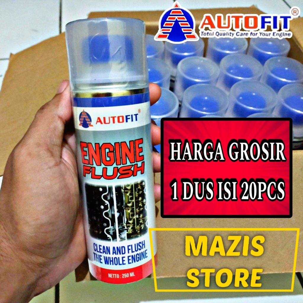 GROSIR 1DUS HARGA BENGKEL Engine Flush 250ml Pembersih Endapan Ruang Mesin Mobil Murah