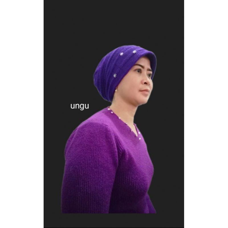 RB Kerpus Ibu Ibu Ciput Rajut Nenek Premium Payet Terbaru