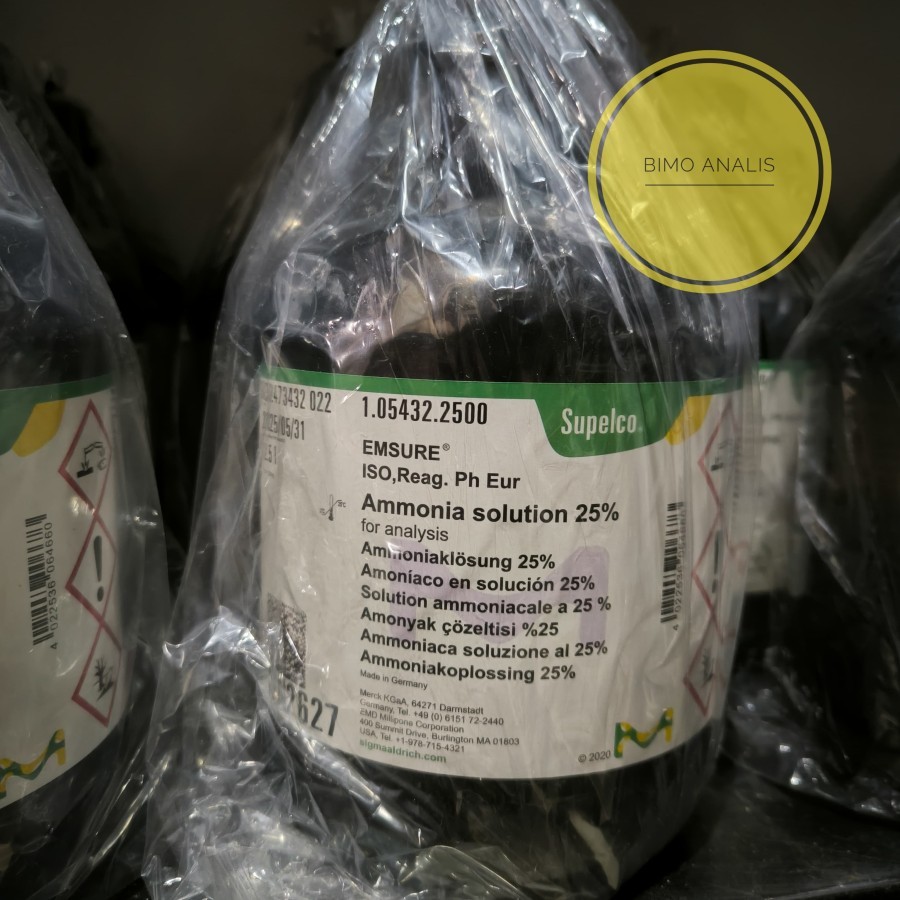 Ammonia Solution 25% Merck 105432 2.5L | Larutan Amonia | NH3 2,5LITER