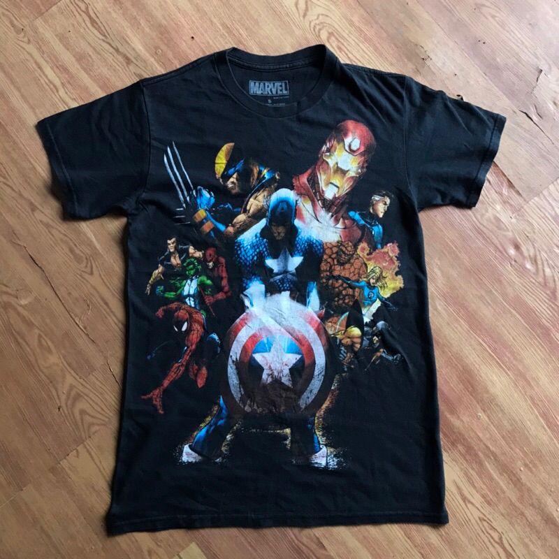 Kaos Marvel Mad Engine Print size S