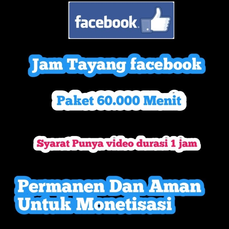 jam tayang facebook promo