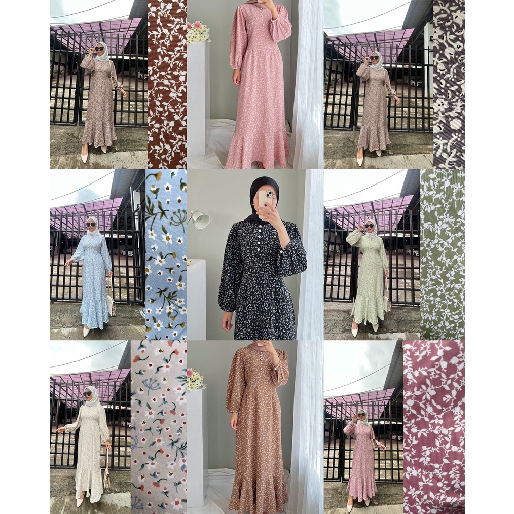 BIG SALE GFS ZALICA SHAKILA FISHTAIL MAXI DRESS PART 1 grosir