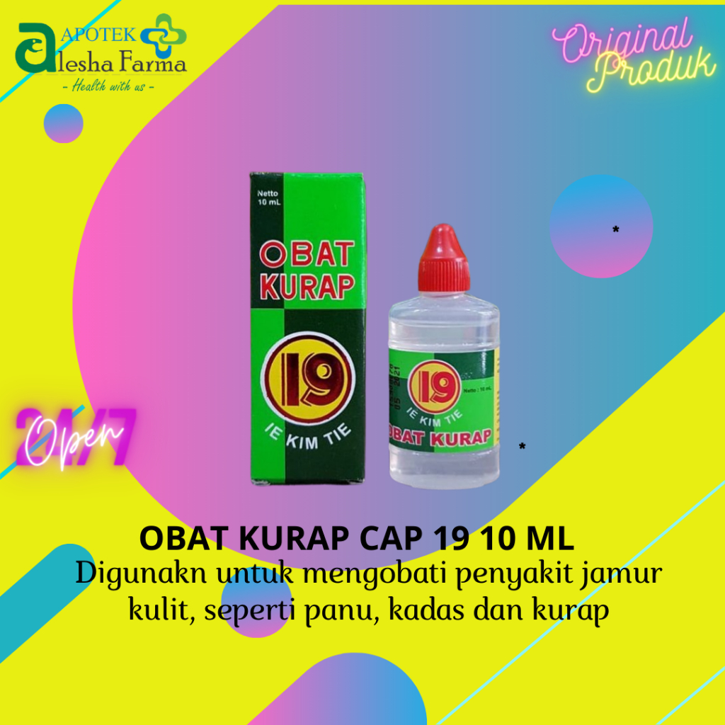 Obat Kurap Cair Cap 19 | Obat Kurap 19