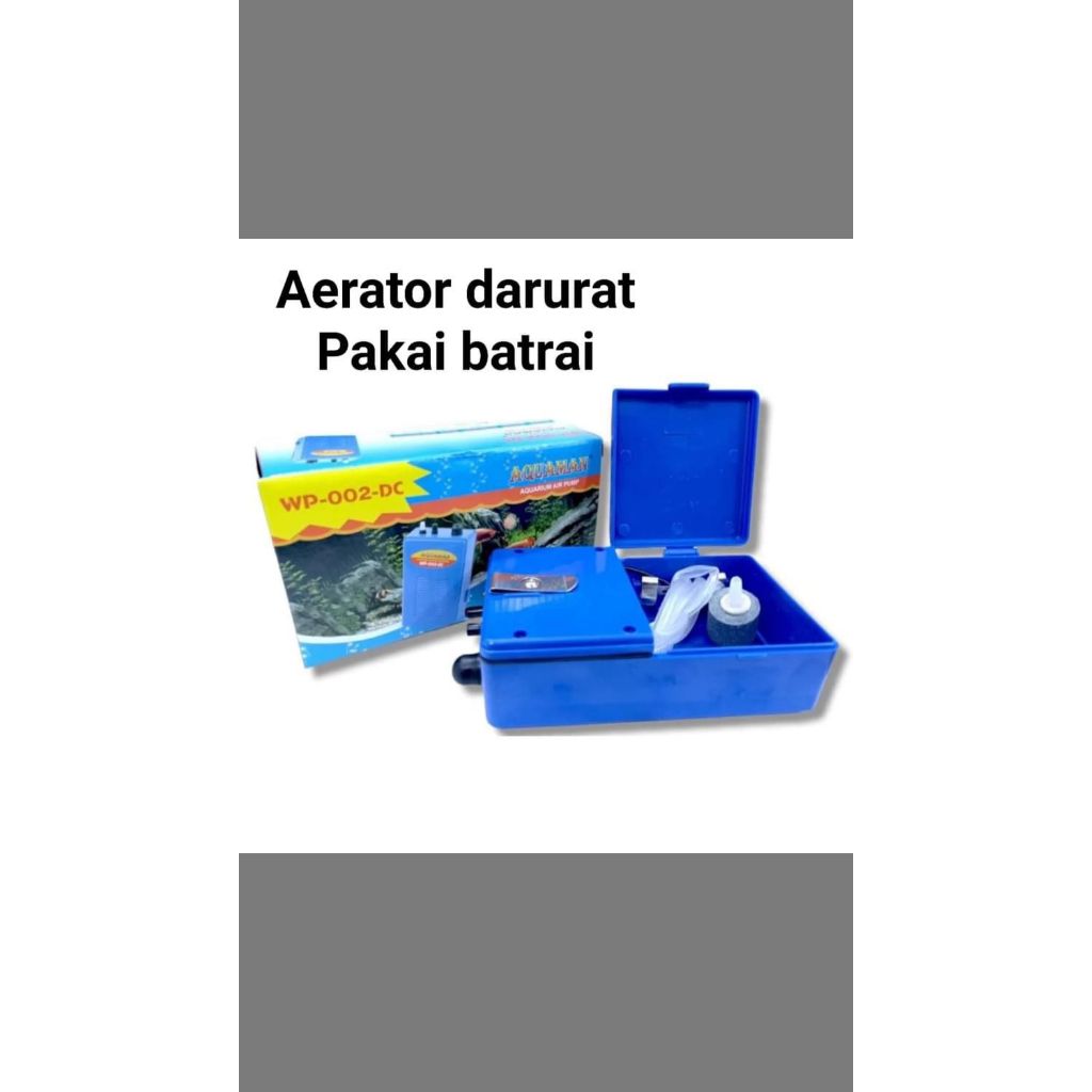 MESIN AERATOR BATRE BATERAI PORTABLE  RECENT/HIKARI/TAKARI/GINGA/AQUAMAN 001