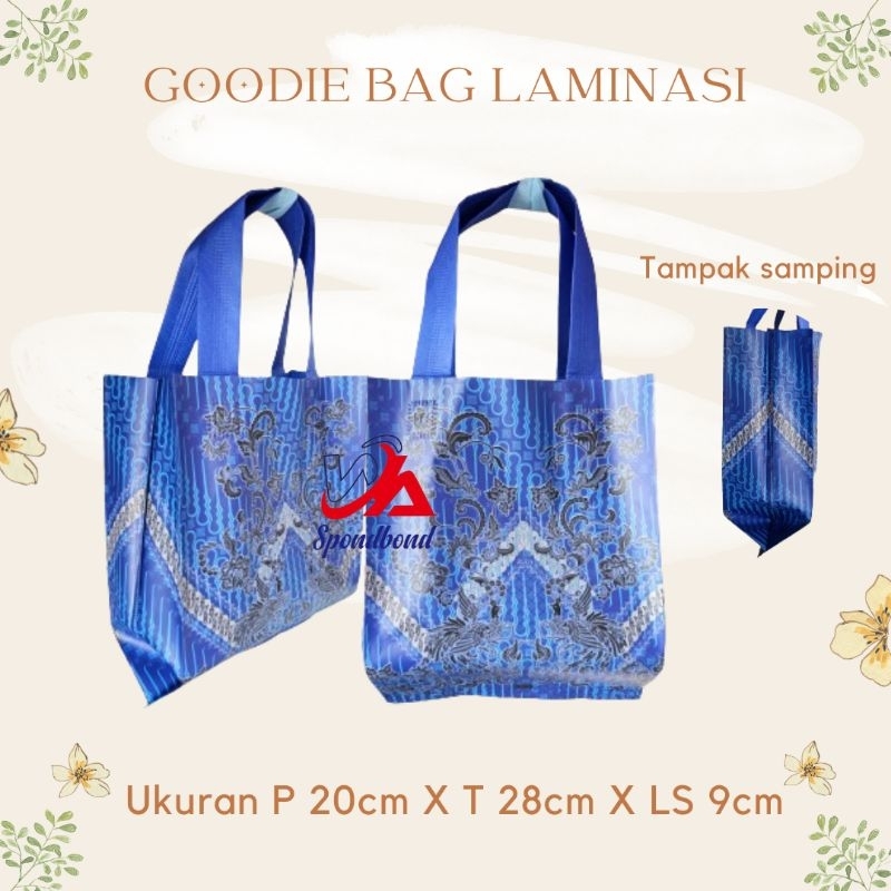 

GOODIE BAG LAMINASI TALI MINI 20x28x9 {LUSINAN 12 PCS} TAS KADO/ TAS HAMPERS