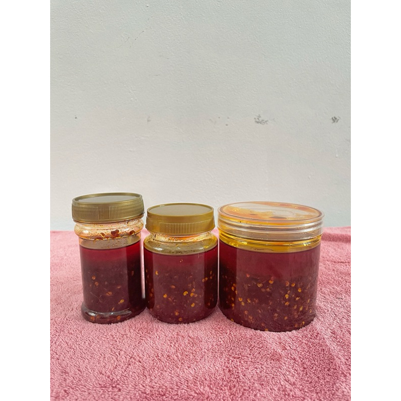 

CHILI OIL - MINYAK CABE - CHILI OIL PEDAS - CHILI OIL HOMEMADE- CHILI OIL HALAL - MINYAK CABAI - SAMBAL CHILI OIL