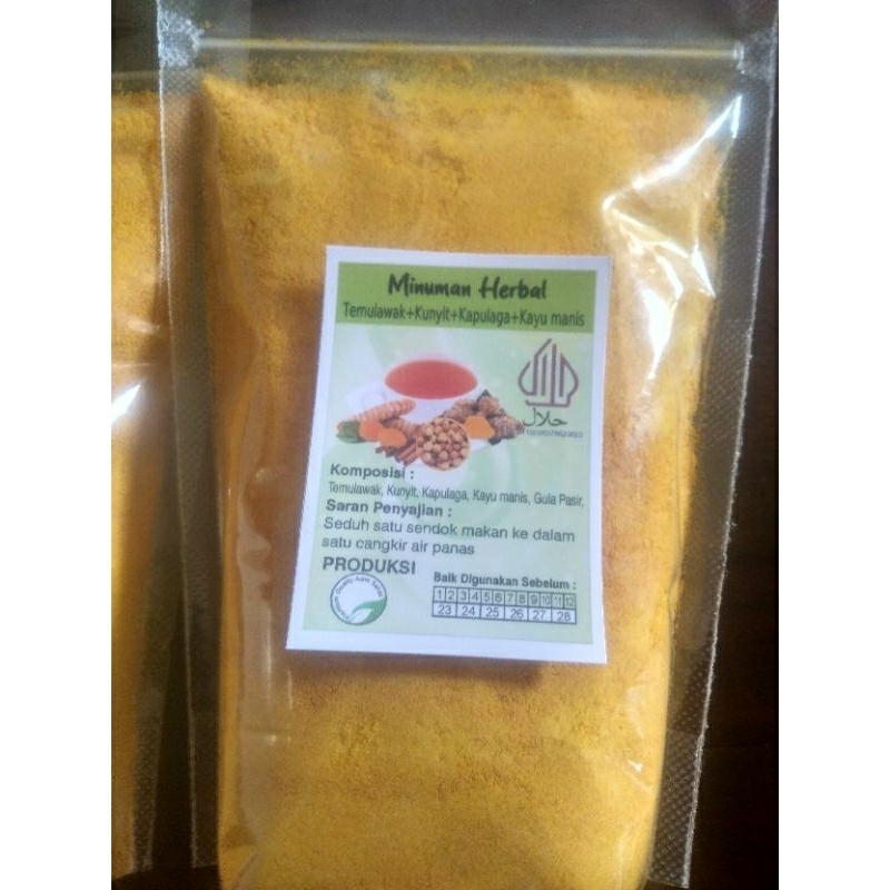 

temulawak instan/herbal temulawak/temulawak kunyit kapulaga kayu manis serbuk instan 1kg