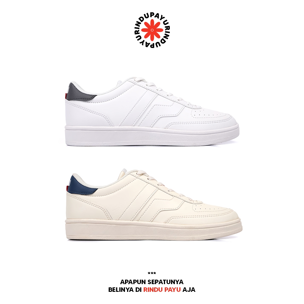 PIERO COURT DERBY - Sepatu Sneakers Casual Original