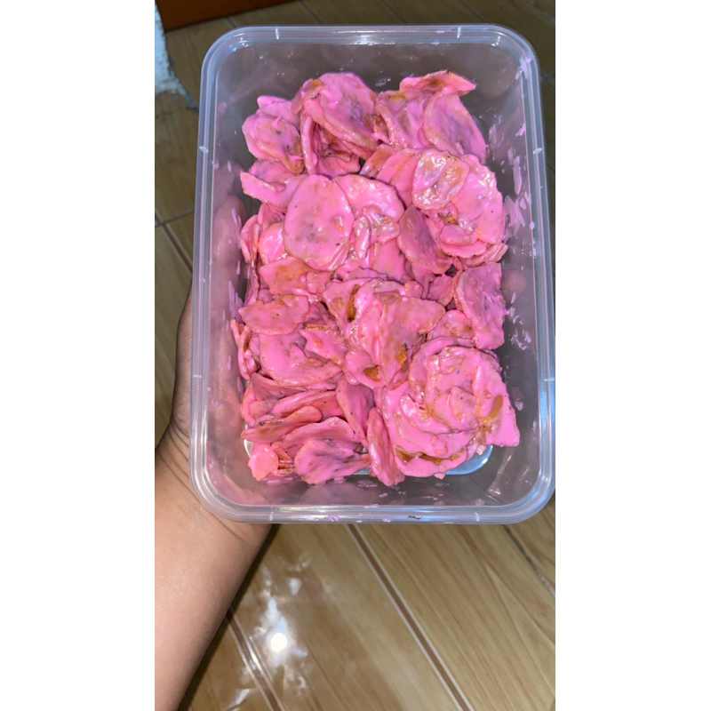 

Kripik Pisang Strawberry