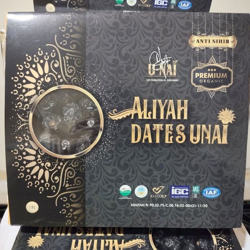 

Kurma Ajwa Aliyah Unai Organik Premium 1kg