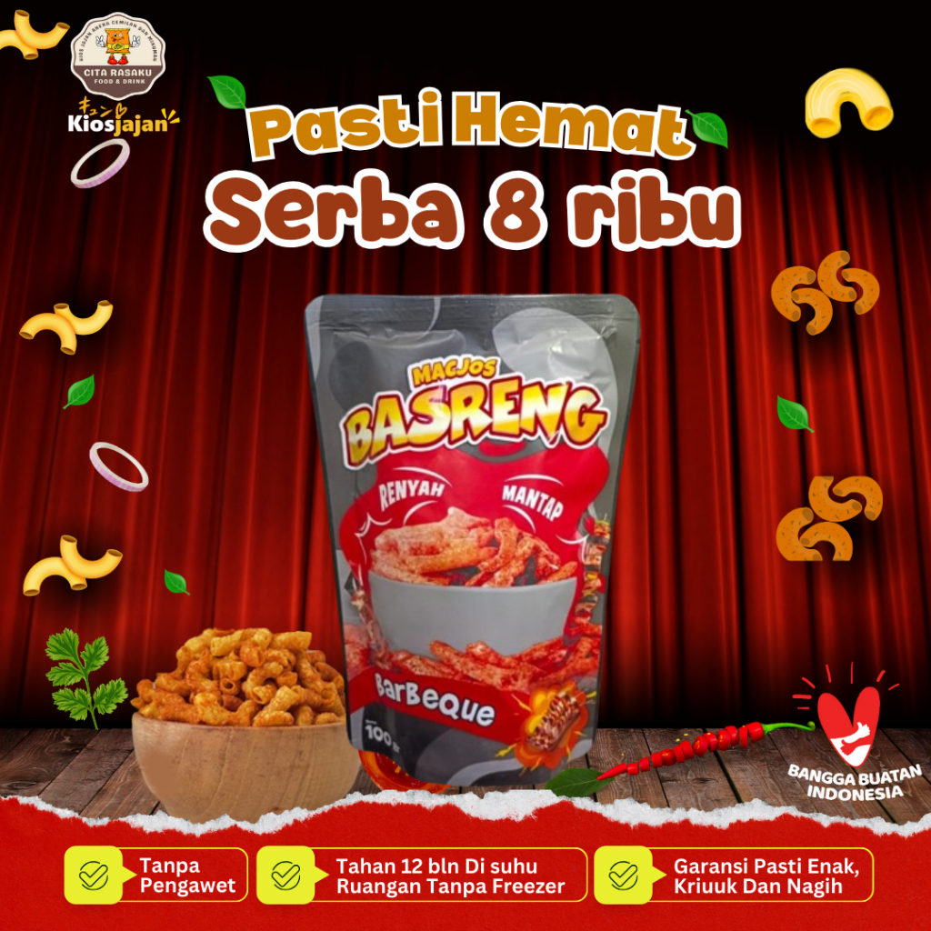 

Macaroni Jos Basreng BBQ