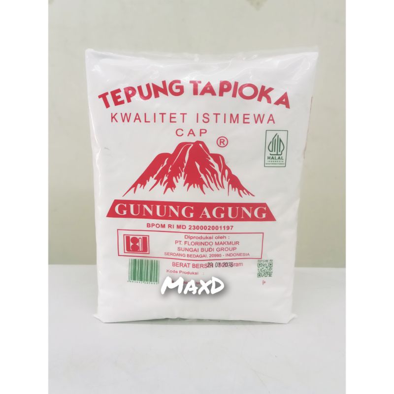 

Tepung Tapioka Gunung Agung 500 gr 1 Pcs