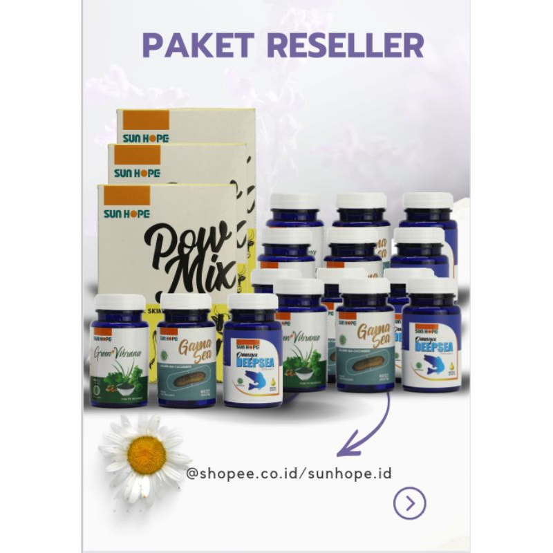 Paket RESELLER Pruduk Nutrisi Kesehatan Sunhope SUNHOPE