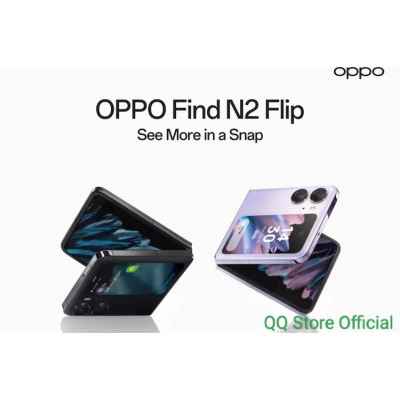Oppo Find N2 Flip: Ram 8/256GB, Camera 50MP, 44W SUPERVOOCTM Charge, Original Garansi Resmi