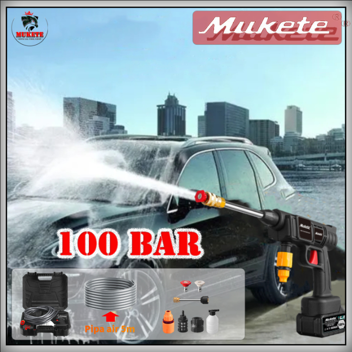 【Mukete】Alat Cuci Motor portable Alat Cuci Mobil dan Motor alat semprot cuci motor alat cuci motor 3