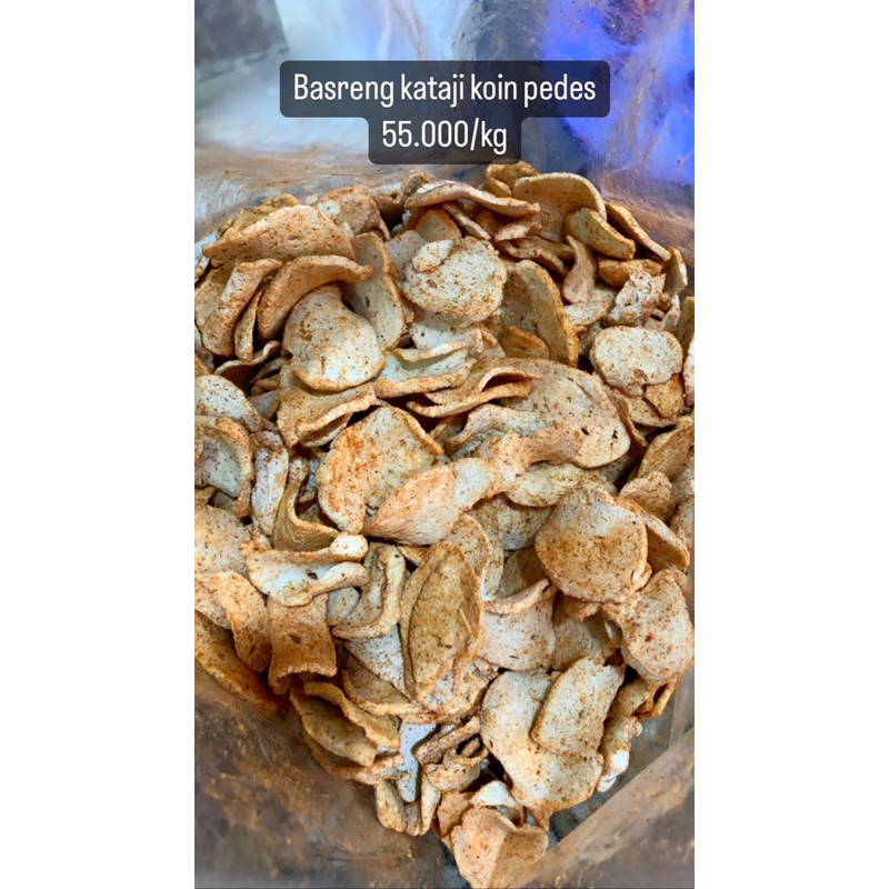 

CEMILAN PEDAS KRIPIK KACA BASRENG KOIN KATAJI CAMILAN KRISPY