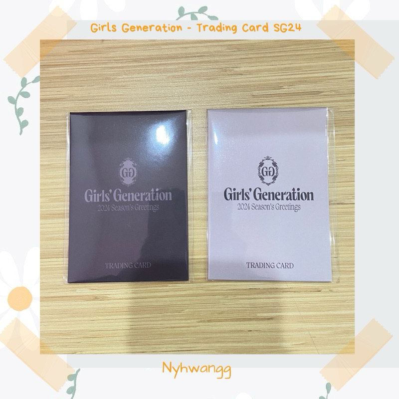 GIRLS GENERATION SNSD - TRADING CARD SEASON GREETINGS 2024 [ready stock]