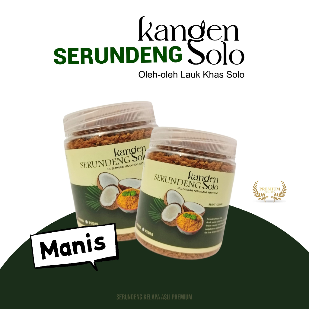 

Srundeng Manis Premium Kangensolo 250 Gram Enak Gurih Renyah Khas Solo