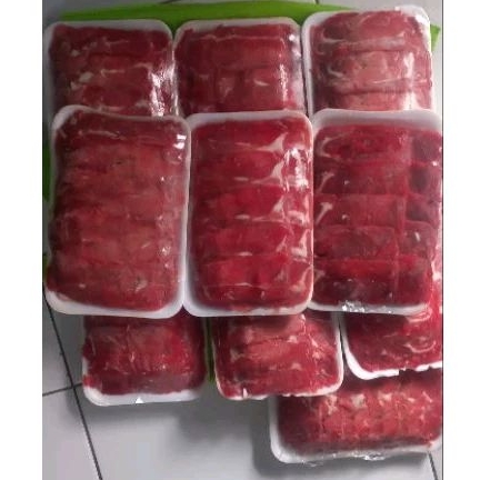 

Daging slice sedikit lemak | beef sedikit lemak | frozen food